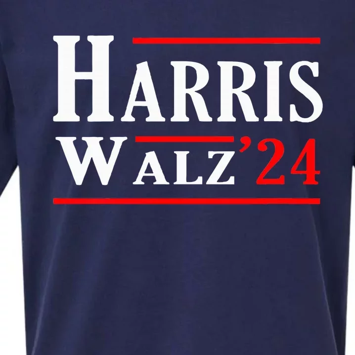 Kamala Harris Tim Walz 2024 Election Harris Walz 2024 Sueded Cloud Jersey T-Shirt