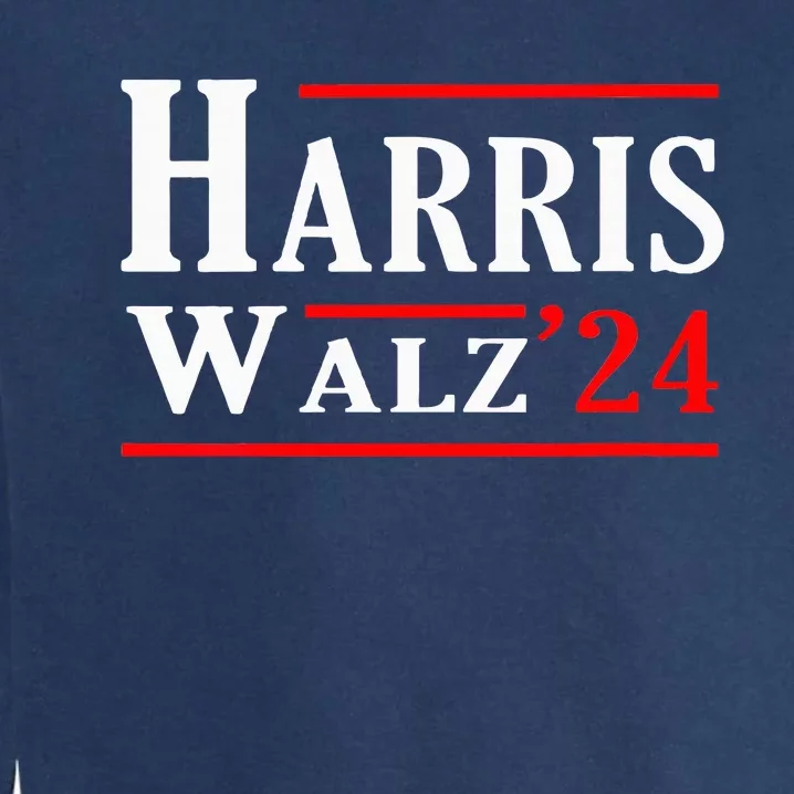 Kamala Harris Tim Walz 2024 Election Harris Walz 2024 Garment-Dyed Sweatshirt