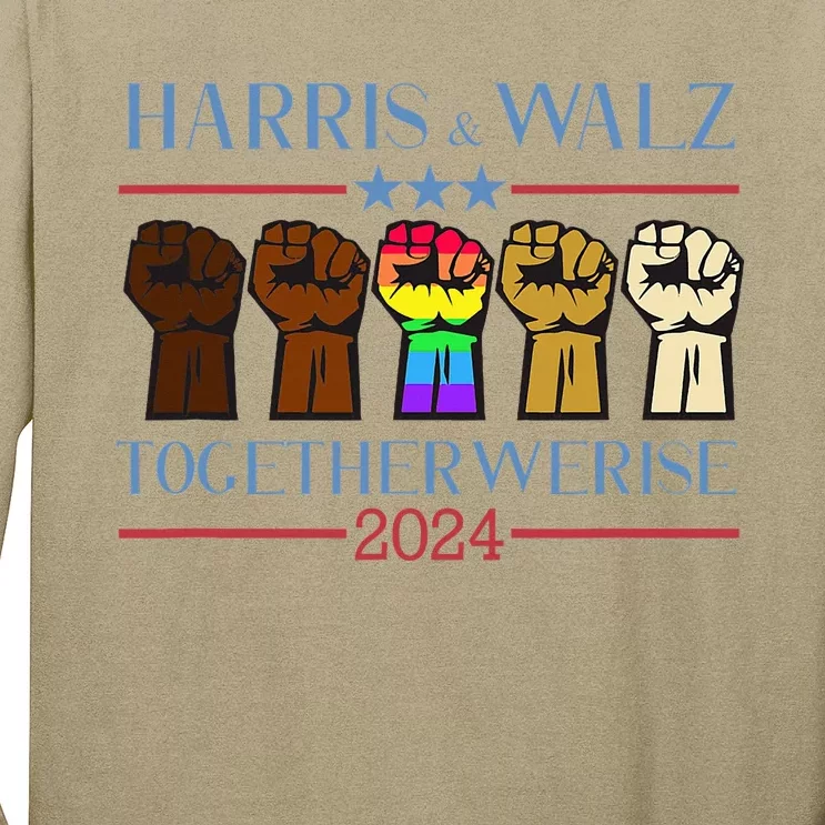 Kamala Harris Tim Walz 2024 Election Lgbt Long Sleeve Shirt