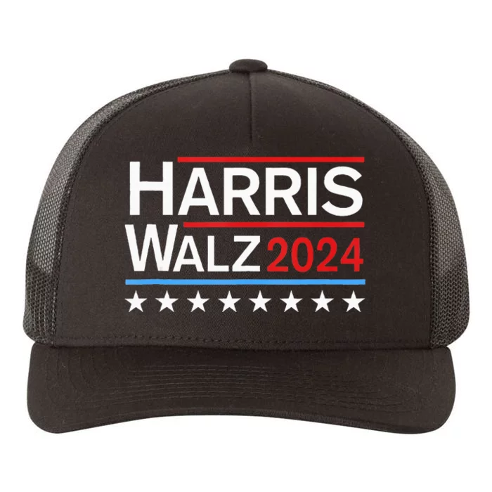 Kamala Harris Tim Walz 2024 Yupoong Adult 5-Panel Trucker Hat