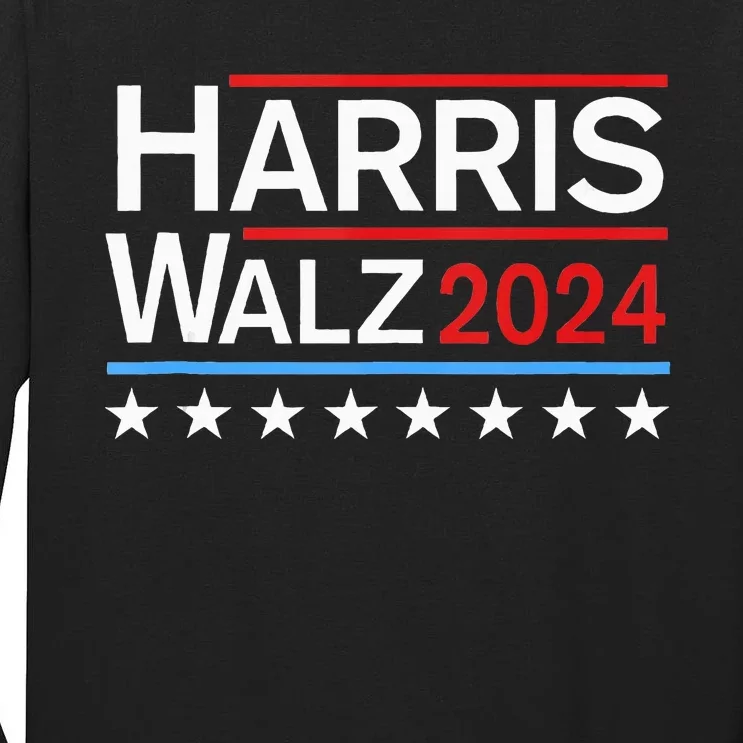 Kamala Harris Tim Walz 2024 Tall Long Sleeve T-Shirt