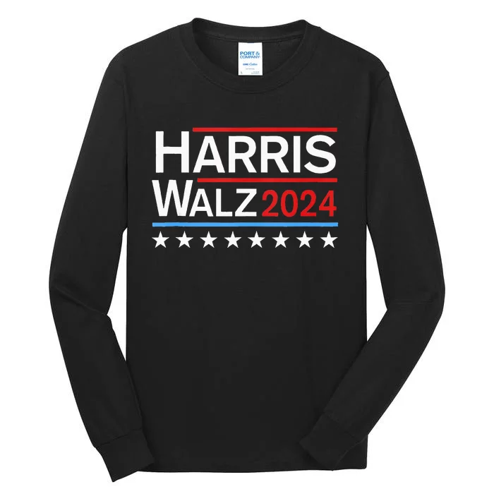 Kamala Harris Tim Walz 2024 Tall Long Sleeve T-Shirt