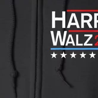 Kamala Harris Tim Walz 2024 Full Zip Hoodie