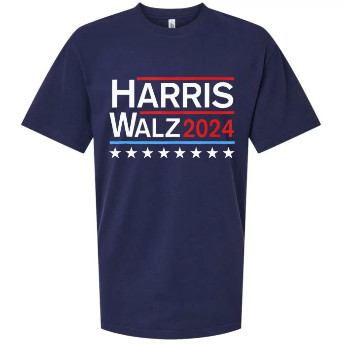 Kamala Harris Tim Walz 2024 Sueded Cloud Jersey T-Shirt