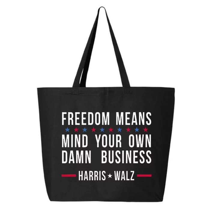 Kamala Harris Tim Walz For President And Vice President 25L Jumbo Tote