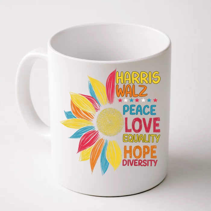 Kamala Harris Tim Walz Waltz Cool Gift Front & Back Coffee Mug