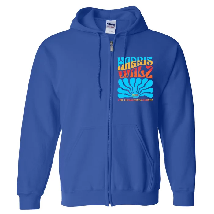 Kamala Harris Tim Walz Waltz Full Zip Hoodie