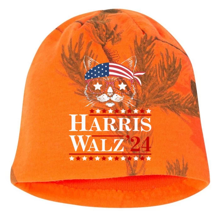 Kamala Harris Tim Walz Waltz Kati - Camo Knit Beanie