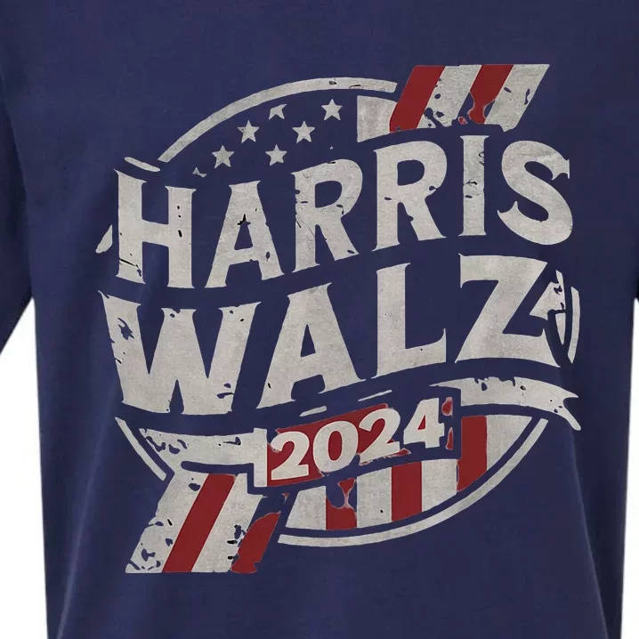 Kamala Harris Tim Walz Waltz 2024 Sueded Cloud Jersey T-Shirt