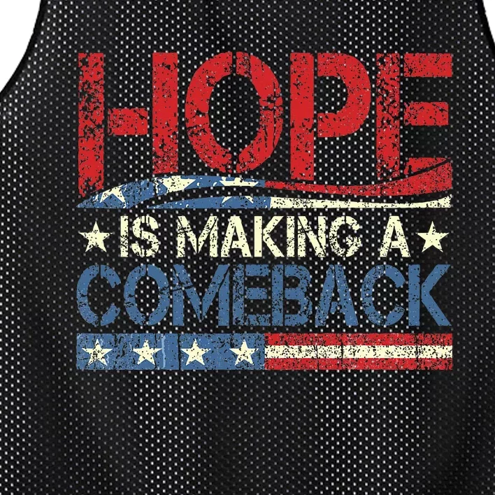 Kamala Harris Tim Waltz 2024 Hope Is Making A Comeback Mesh Reversible Basketball Jersey Tank