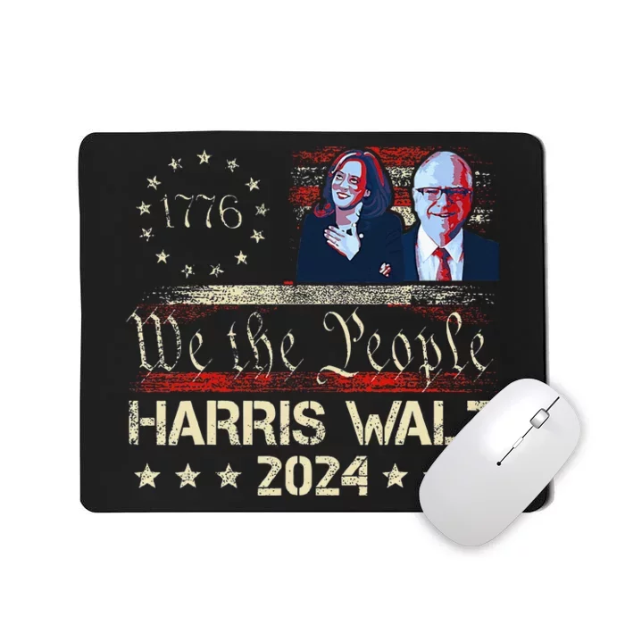 Kamala Harris Tim Walz Waltz Mousepad