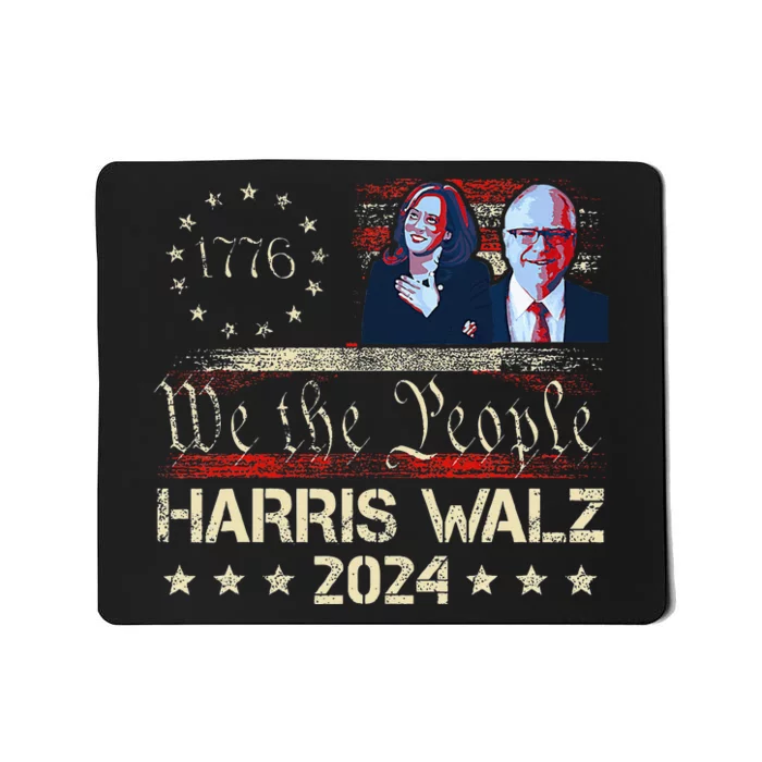 Kamala Harris Tim Walz Waltz Mousepad