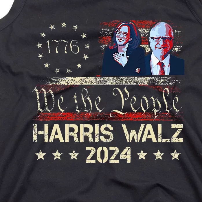 Kamala Harris Tim Walz Waltz Tank Top