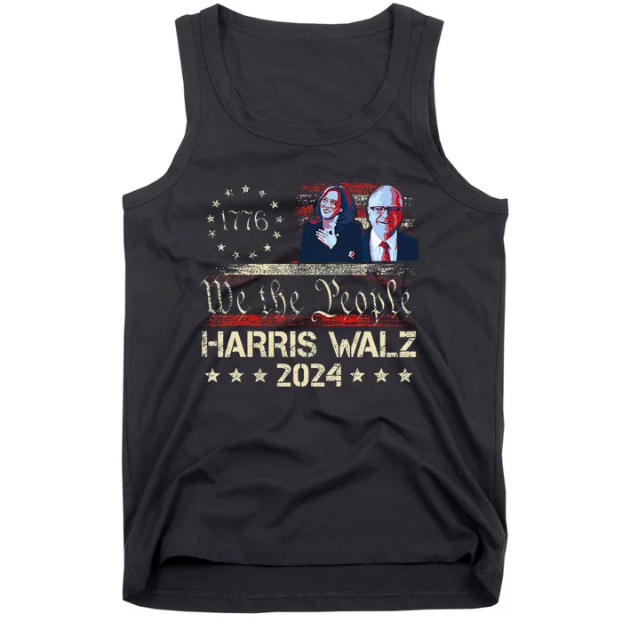 Kamala Harris Tim Walz Waltz Tank Top