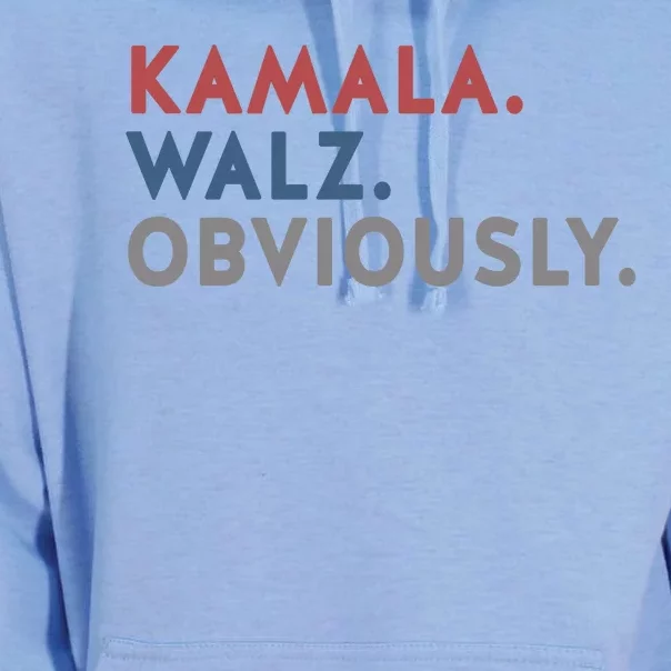 Kamala Harris Tim Walz Obviously 2024 Election Unisex Surf Hoodie