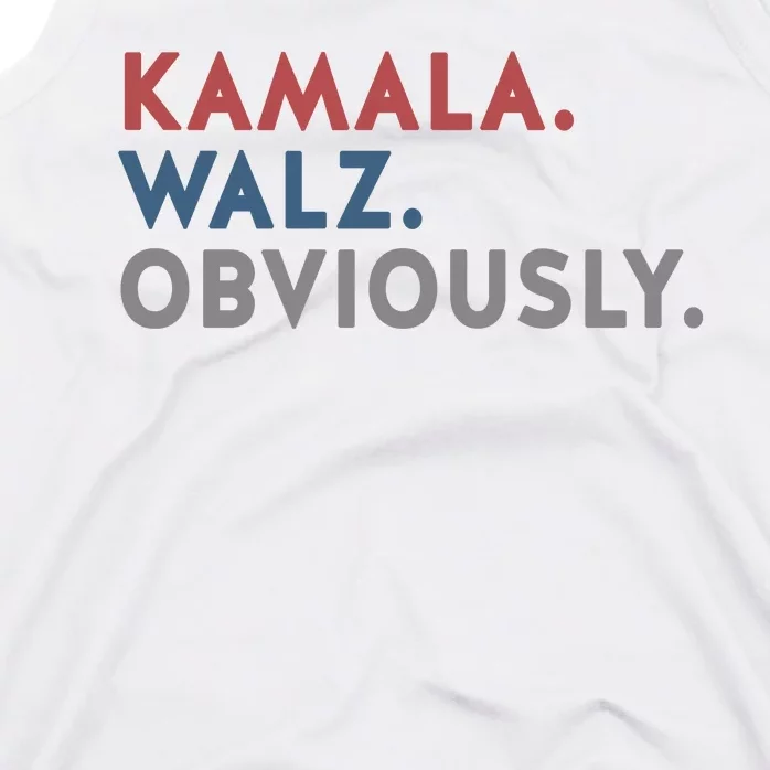 Kamala Harris Tim Walz Obviously 2024 Election Tank Top