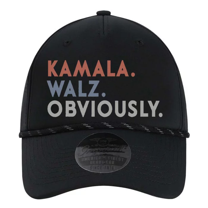 Kamala Harris Tim Walz Obviously Vote Harris Waltz 2024 Gift Performance The Dyno Cap