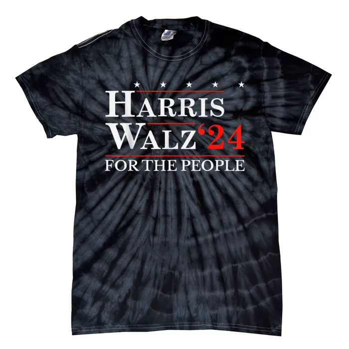 Kamala Harris Tim Walz Waltz For The People 2024 Tie-Dye T-Shirt