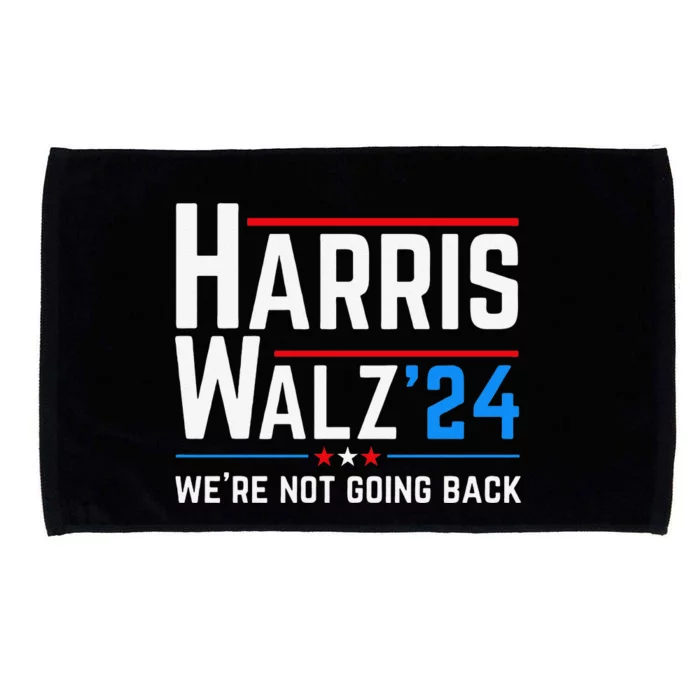 Kamala Harris Tim Walz Waltz Election Vote 2024 Gift Microfiber Hand Towel