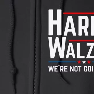 Kamala Harris Tim Walz Waltz Election Vote 2024 Gift Full Zip Hoodie