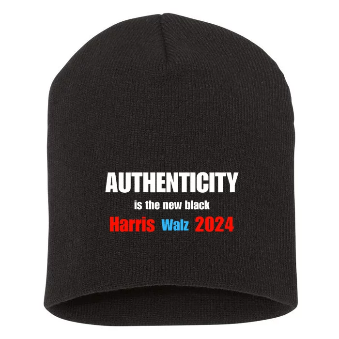 Kamala Harris Tim Walz 2024 Presidential Election Short Acrylic Beanie