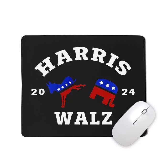 Kamala Harris Tim Waltz 2024 Mousepad