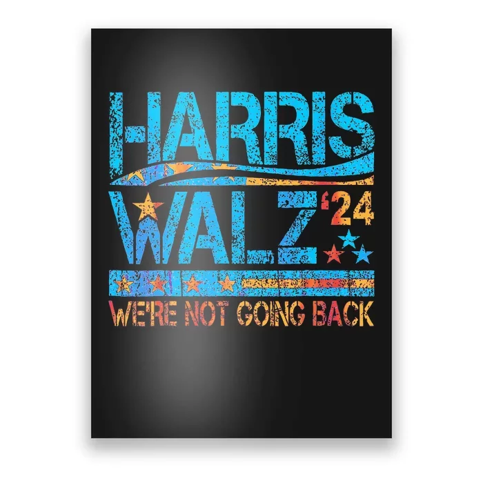 Kamala Harris Tim Waltz 2024 Poster