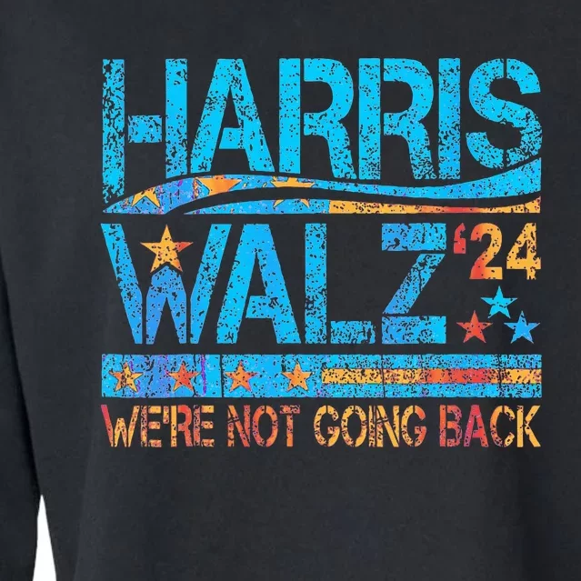 Kamala Harris Tim Waltz 2024 Cropped Pullover Crew