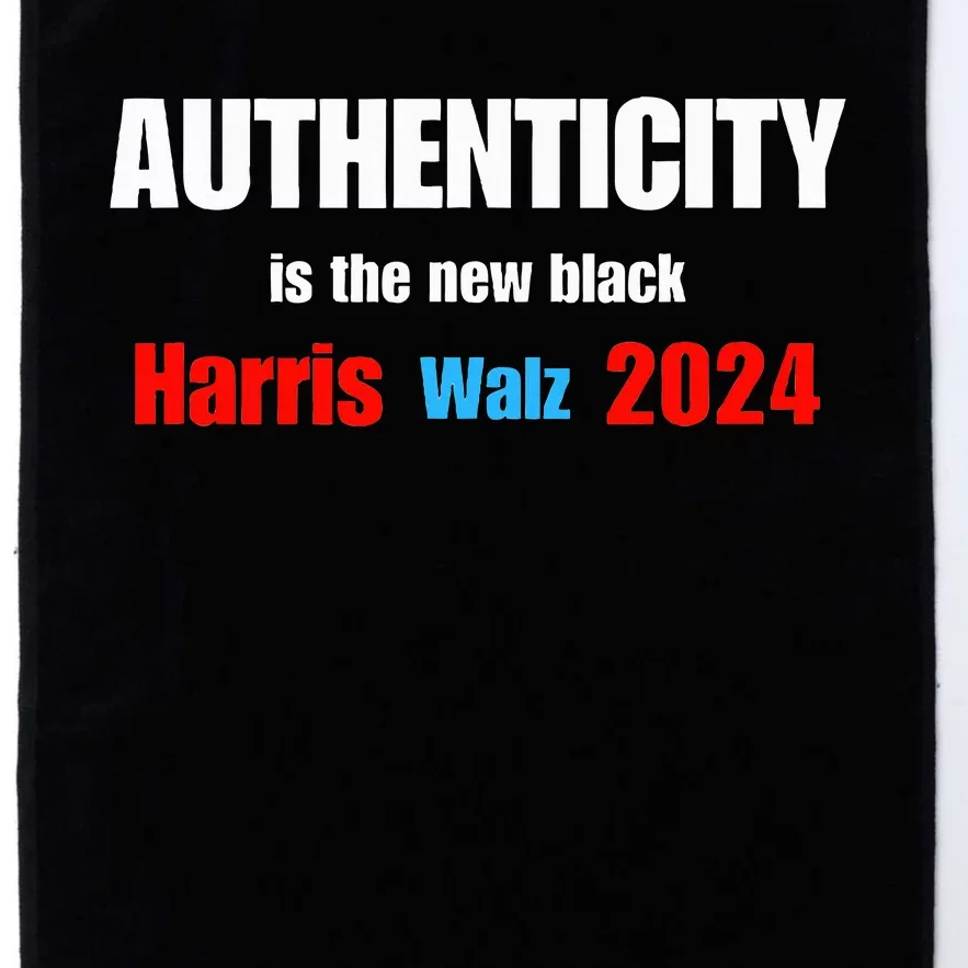 Kamala Harris Tim Walz 2024 Presidential Election Platinum Collection Golf Towel