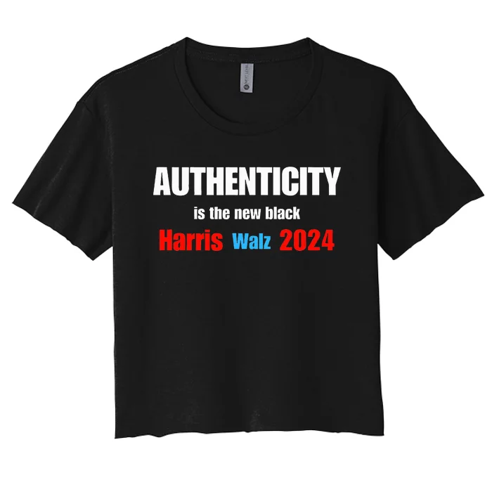 Kamala Harris Tim Walz 2024 Presidential Election Women's Crop Top Tee