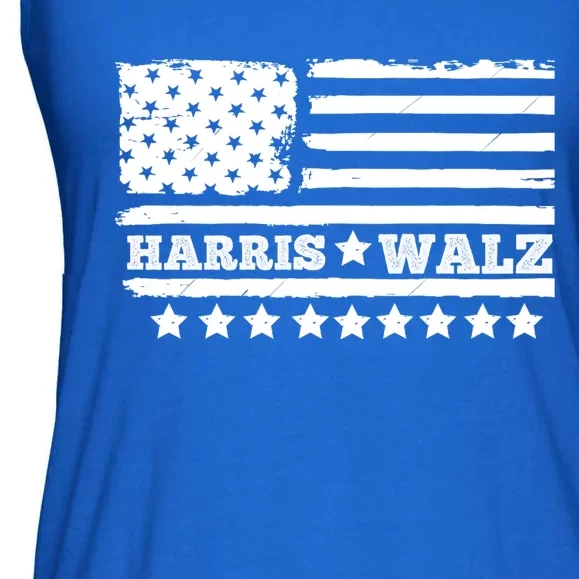 Kamala Harris Tim Walz Waltz Ladies Essential Flowy Tank