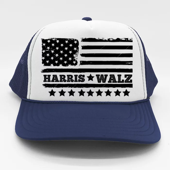 Kamala Harris Tim Walz Waltz Trucker Hat