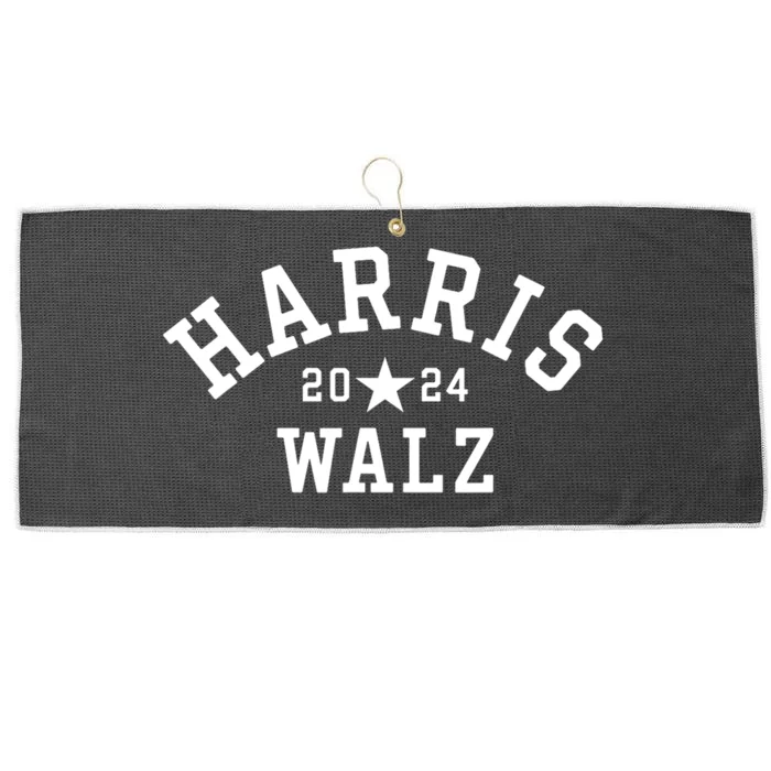 Kamala Harris Tim Walz Waltz 2024 Gift Large Microfiber Waffle Golf Towel