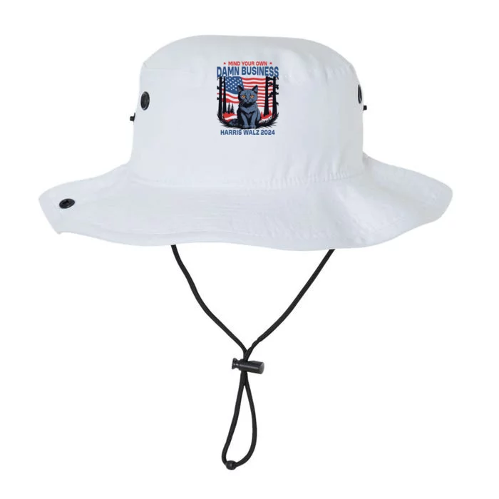 Kamala Harris Tim Walz Mind Your Own Damn Business Legacy Cool Fit Booney Bucket Hat