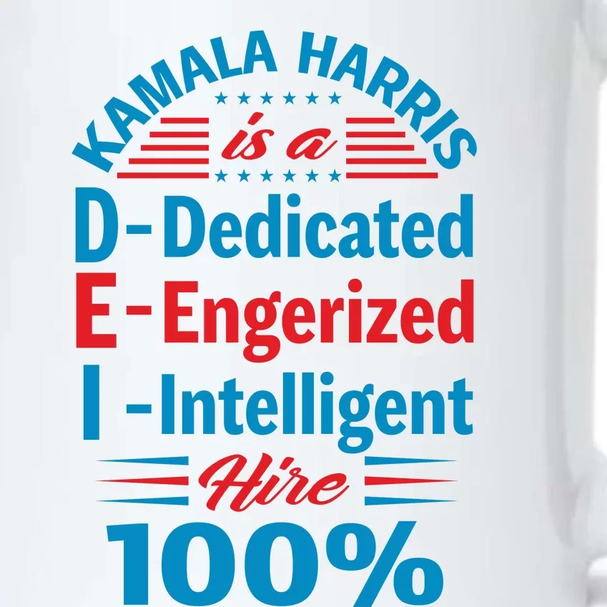 Kamala Harris Tribute Graphic Black Color Changing Mug