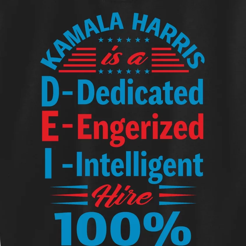 Kamala Harris Tribute Graphic Kids Sweatshirt