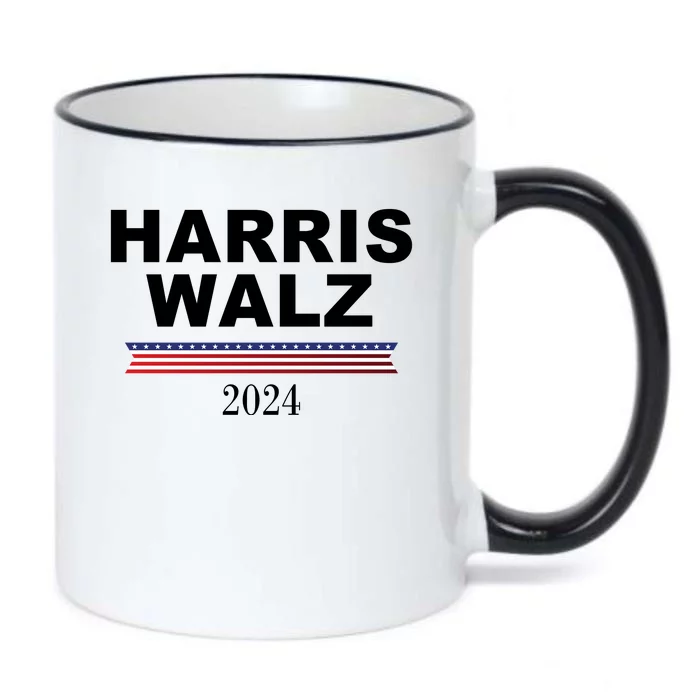 Kamala Harris Tim Walz 2024 Usa Election Black Color Changing Mug