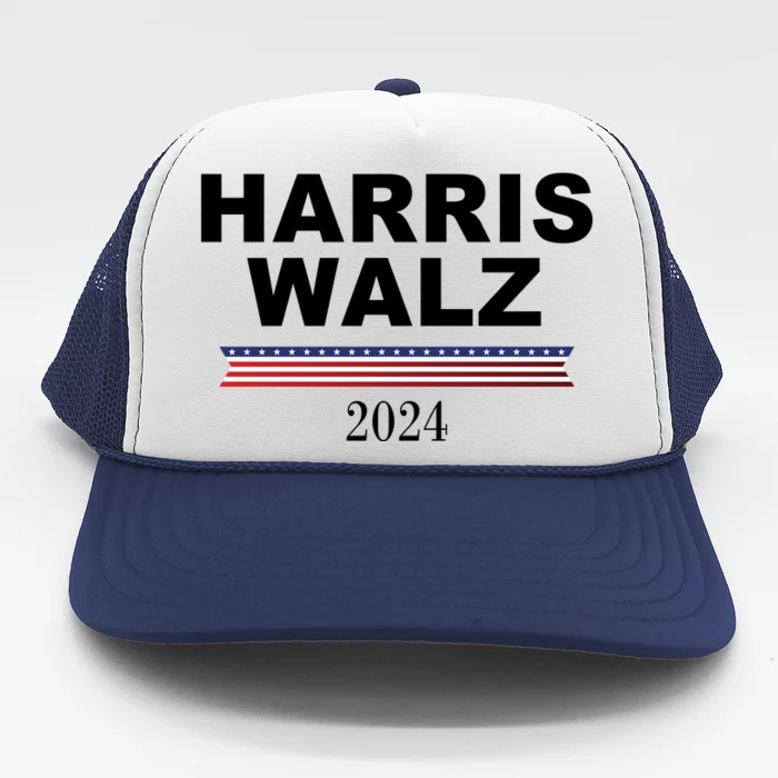 Kamala Harris Tim Walz 2024 Usa Election Trucker Hat