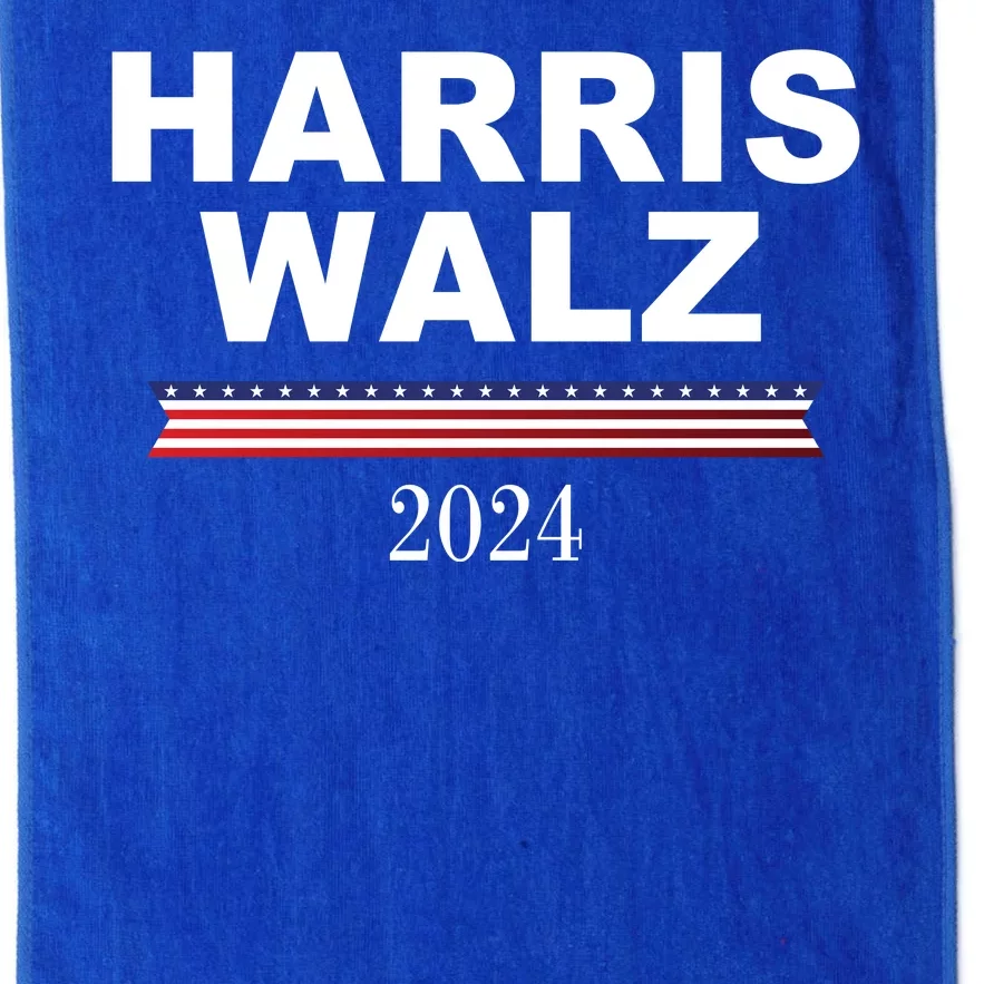 Kamala Harris Tim Walz 2024 Usa Election Platinum Collection Golf Towel