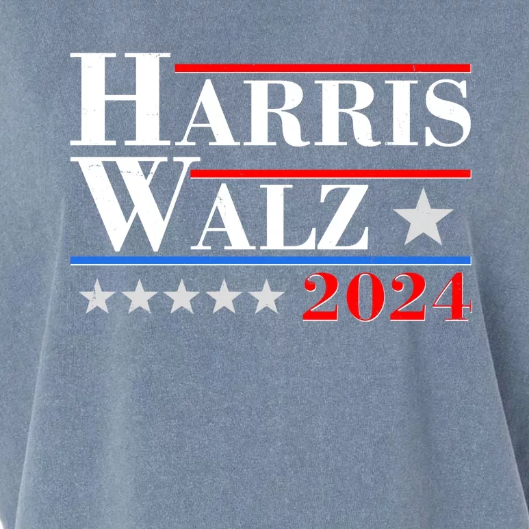 Kamala Harris Tim Walz 2024 Election Garment-Dyed Women's Muscle Tee