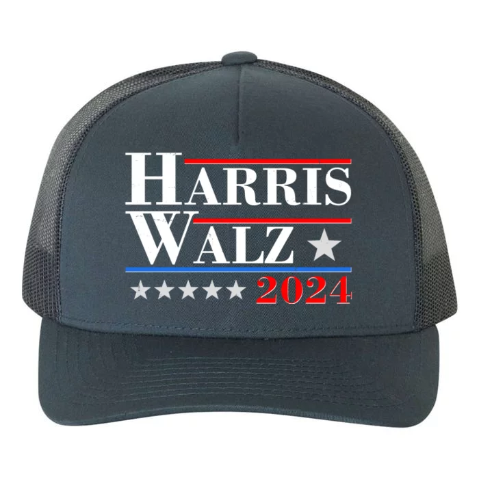 Kamala Harris Tim Walz 2024 Election Yupoong Adult 5-Panel Trucker Hat