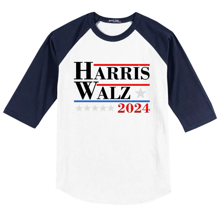 Kamala Harris Tim Walz 2024 Election Baseball Sleeve Shirt