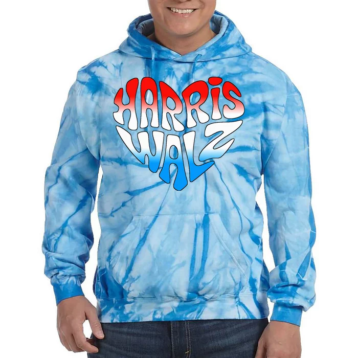 Kamala Harris Tim Waltz For Madam President 2024 Tie Dye Hoodie