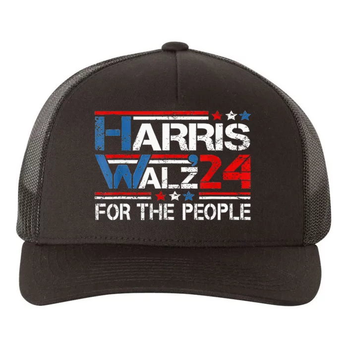 Kamala Harris Tim Waltz 2024 Harris Waltz24 For The People Yupoong Adult 5-Panel Trucker Hat