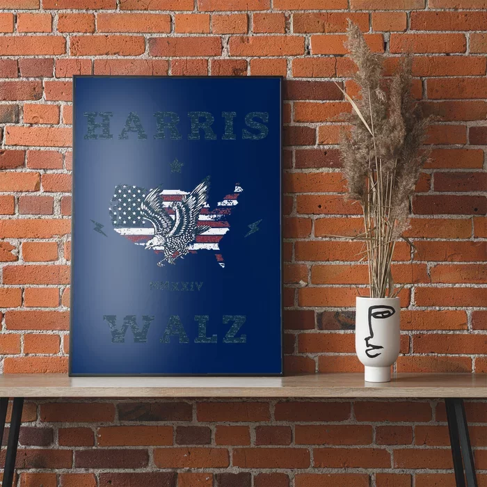 Kamala Harris Tim Walz 2024 Harris Poster