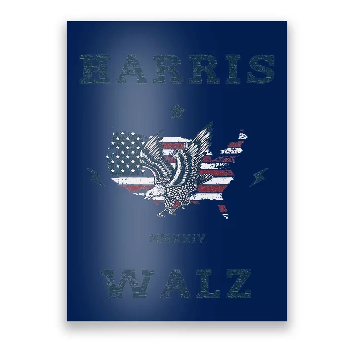 Kamala Harris Tim Walz 2024 Harris Poster