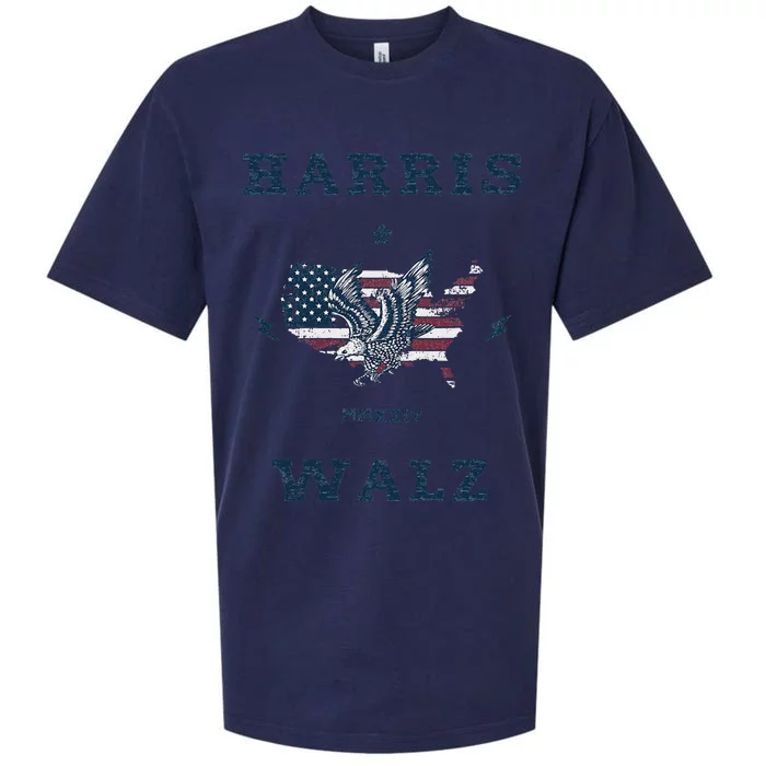 Kamala Harris Tim Walz 2024 Harris Sueded Cloud Jersey T-Shirt