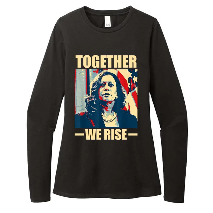 Kamala Harris Together We Rise Empowering Political Gift Womens CVC Long Sleeve Shirt