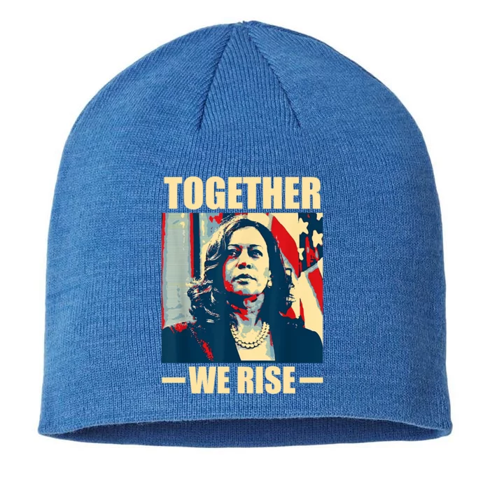 Kamala Harris Together We Rise Empowering Political Gift 8 1/2in Sustainable Knit Beanie