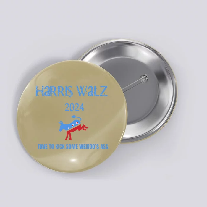 Kamala Harris Tim Walz Election 2024 Vance Is Weird Button